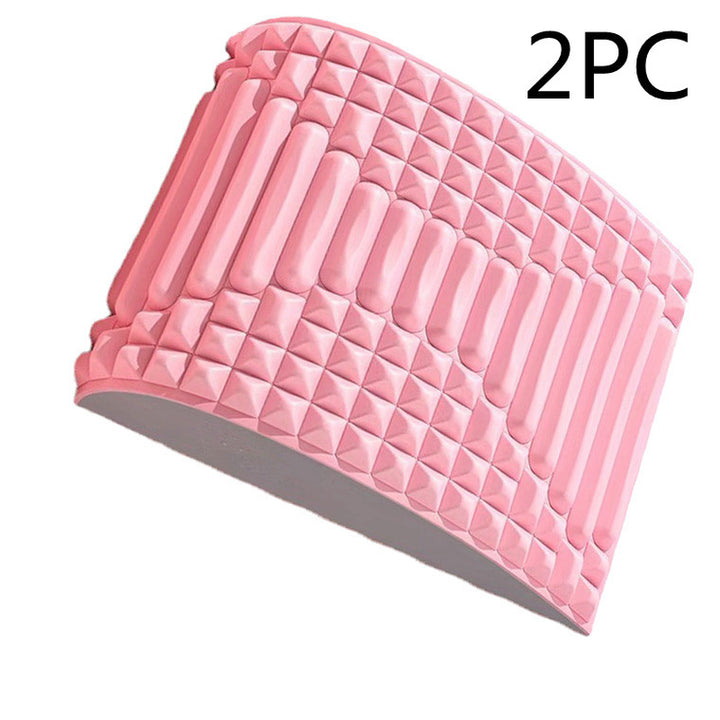 Professional Title: "Ergonomic Back Stretcher Pillow with Neck and Lumbar Support - Effective Massager for Pain Relief, Sciatica, Herniated Discs, and Relaxation"